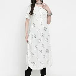 aayusika Ethnic Motifs Printed Regular Kurta-picture-54