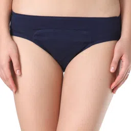 Adira Cotton Period Panty Hipster - Navy Blue-picture-17
