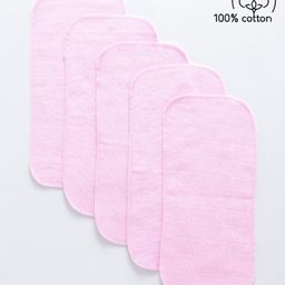 Babyhug  Muslin Cotton Cloth Nappy Insert  Pack Of 5 - Pink-11