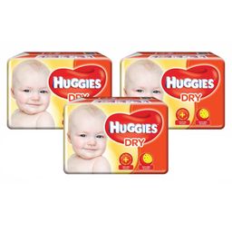 Huggies Dry Taped Diapers Large - 52 Pieces (Pack of 3)-image-36