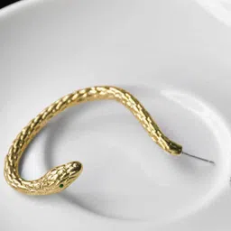 FIMBUL Gold Plated Ear Cuff Earrings-8