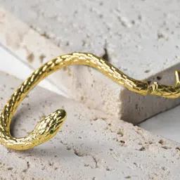 VAGHBHATT Gold-Plated Quirky Ear Cuff Earrings-91