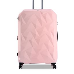 IT luggage Pink Textured Hard-Sided Large Trolley Bag-image-50