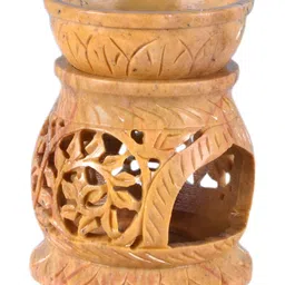 Avinash Handicrafts Brown Textured Brown Stone Aroma Oil Diffusers-49