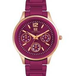 IIK COLLECTION Women Dial & Stainless Steel Bracelet Style Straps Analogue Watch IIK-3175W-73