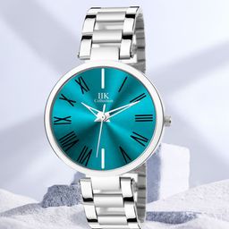 IIK COLLECTION Women Dial & Stainless Steel Bracelet Style Straps Analogue Watch IIK-2072W-image-85