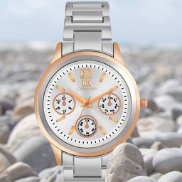 IIK COLLECTION Girls Dial & Stainless Steel Bracelet Style Straps Analogue Watch IIK-3176W-13