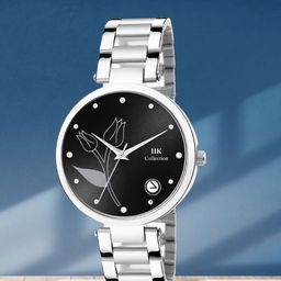 IIK COLLECTION Women Dial & Stainless Steel Bracelet Style Straps Analogue Watch IIK-2031W-DT-image-83