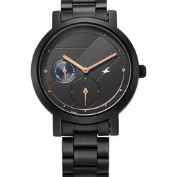 Fastrack Women Brass Dial & Stainless Steel Bracelet Style Straps Analogue Watch 6225NM01-51