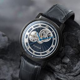 EARNSHAW Men Leather Straps Analogue Motion Powered Watch ES-8097-04-image-67