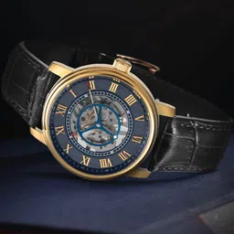 EARNSHAW Men Leather Straps Analogue Automatic Motion Powered Watch ES-8096-02-image-73