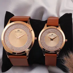 SWADESI STUFF Women Set Of 2 Leather Straps Analogue Watch SF0513 WOMEN-image-25