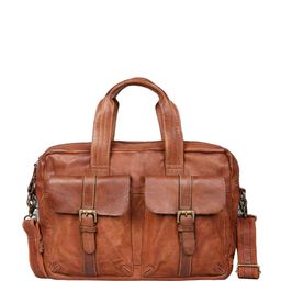 ART N VINTAGE Unisex Textured Leather 18 Inches Laptop Bag-image-86