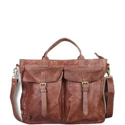 ART N VINTAGE Unisex Textured Leather 18 Inches Laptop Bag-image-85