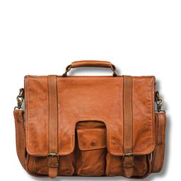 ART N VINTAGE Unisex Leather 18 Inches Laptop Bag-image-75
