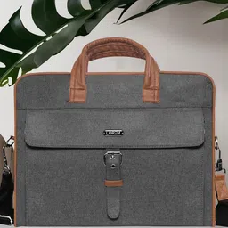 LOREM Unisex Textured Laptop Bag-86