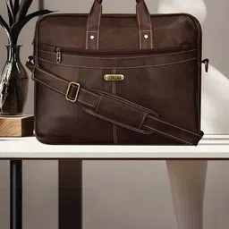 LOREM Unisex Textured Laptop Bag-image-16