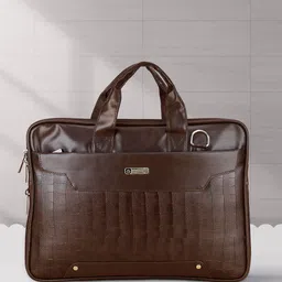ZIPLINE Unisex Textured Laptop Bag-image-59