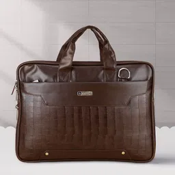 ZIPLINE Textured Laptop Bag-55