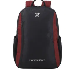 Arctic Fox Unisex Maroon & Maroon Laptop Bag-11