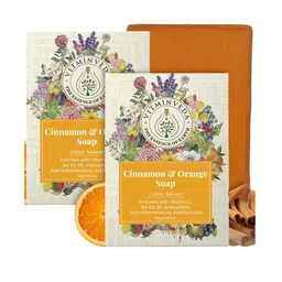 VITMINVEDA Set Of 2 Natural Cinnamon & Orange Herbal Soap Bar - 125g Each-13