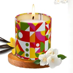Imvelo Green your hygiene White & Red Christmas Printed Jar Candle-picture-37