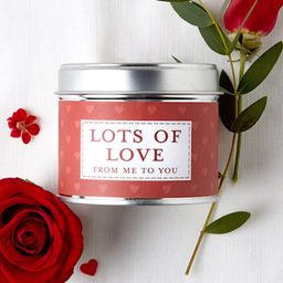 Aromatic Fables Red & White Love Wishes Printed Scented Tin Jar Candle-picture-18