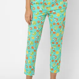 URBAN SCOTTISH Women Printed Pure Cotton Lounge Pants-picture-40