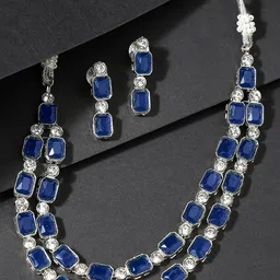 OOMPH Cubic Zirconia Studded Jewellery Set-21