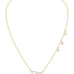 BHIMA 22K Hallmark 916 Purity Yellow Gold Dual Stone star Necklace-image-48