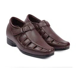 Bxxy Men Velcro 3 Inch Hidden Elevator Fisherman Sandals-image-86