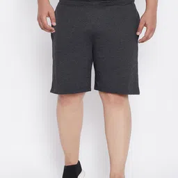 bigbanana Men Grey Mid-Rise Cotton Regular Shorts-image-49