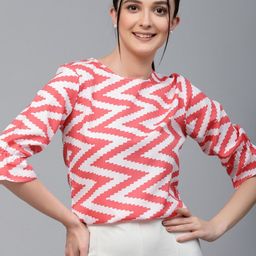 Style Quotient Geometric Printed Top-image-31