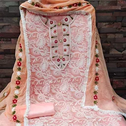 Sidhidata Embroidered Unstitched Dress Material-image-40