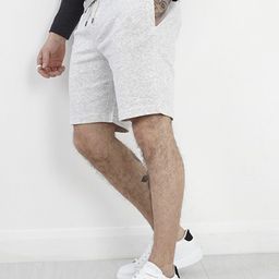 BRAVE SOUL Men Melange Effect Fleece Shorts-image-14