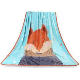 Butterthief Orange & Blue Cartoon Characters Microfiber Mild Winter 233 GSM Single Bed Blanket-image-11