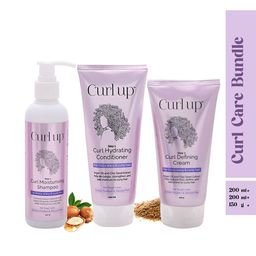 Curl up Moisturizing Shampoo, Hydrating Conditioner & Defining Cream Combo-33