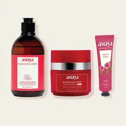 Asaya Shower Oil Cocoon Creme Hand Cream Dry Skin Hydration Set-10