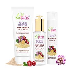 La Pink Young Forever Set of 3 Face Wash 100ml Face Serum 50ml & Day Cream 50g-3