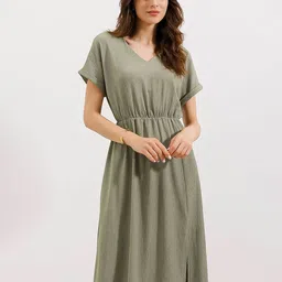 BIGDART Fit & Flare Dress-image-74