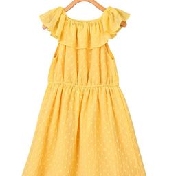Miyo Yellow Off-Shoulder Dress-image-6