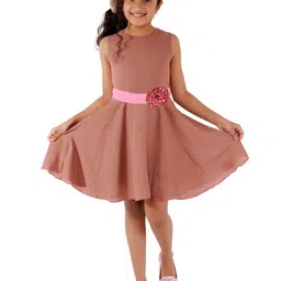Kids Cave Girls Fit & Flare Dress-picture-1