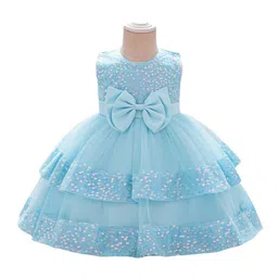 StyleCast x Revolte Girls Round Neck Fit & Flare Dress-image-45