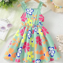BAESD Girls Printed Fit & Flare Dress-picture-32