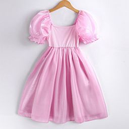StyleCast Girls Pink Puff Sleeve Fit & Flare Dress-image-30