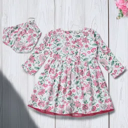 Bella Moda Floral Print Bell Sleeve Fit & Flare Dress-image-47