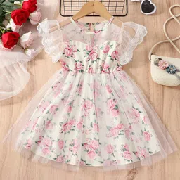 BAESD Round Neck Floral Print Fit & Flare Dress-picture-33