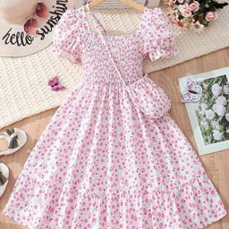BAESD Floral Print Fit & Flare Dress-image-32