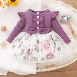 BAESD Floral Print Fit & Flare Dress-49