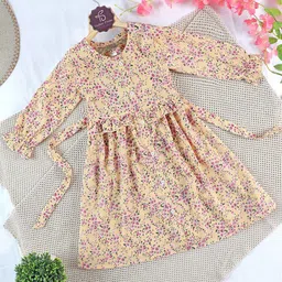 BAESD Floral Printed Fit & Flare Dress-image-85